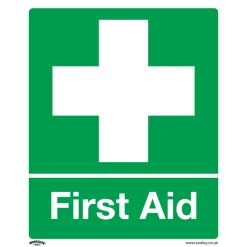 Sealey First Aid - Safety Sign - Rigid Plastic
