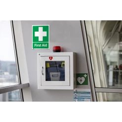 Sealey First Aid - Safety Sign - Self-Adhesive Vinyl -Bodyshop Store SS26V1 ACT IN USE DFC0876030 1