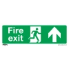 Sealey Fire Exit (Up) - Safe Conditions Safety Sign - Rigid Plastic