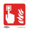 Sealey Fire Alarm Symbol - Safe Conditions Safety Sign - Rigid Plastic - Pack Of 10