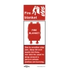 Sealey Fire Blanket - Safe Conditions Safety Sign - Rigid Plastic