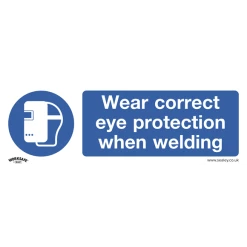 Sealey Wear Eye Protection When Welding- Rigid Plastic