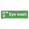 Sealey Eye Wash - Safe Conditions Safety Sign - Self-Adhesive Vinyl - Pack Of 10