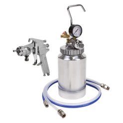 Sealey Pressure Pot System With Spray Gun & Hoses 1.8mm Set-Up