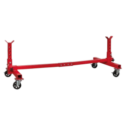 Sealey 900kg Adjustable 2-Post Vehicle Moving Dolly -Bodyshop Store VMD001 FULLY EXTENDED