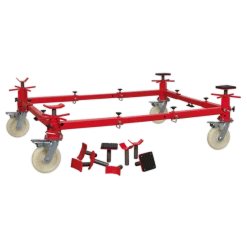 Sealey 900kg Adjustable 4-Post Vehicle Moving Dolly