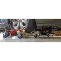 Sealey 680kg Hydraulic Wheel Skate -Bodyshop Store WS680.V2 ACT IN USE PIC4 DFC0379634